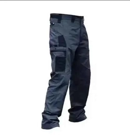 Men's Tactical Work Pants Outdoor Cargo Trousers Multi Pocket Waterproof Hiking Pants For Autumn And Spring
