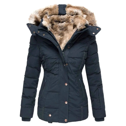 Women Padded Cotton Jacket Thick Casual Winter Parka for Cold Weather S5XL TeenStylo
