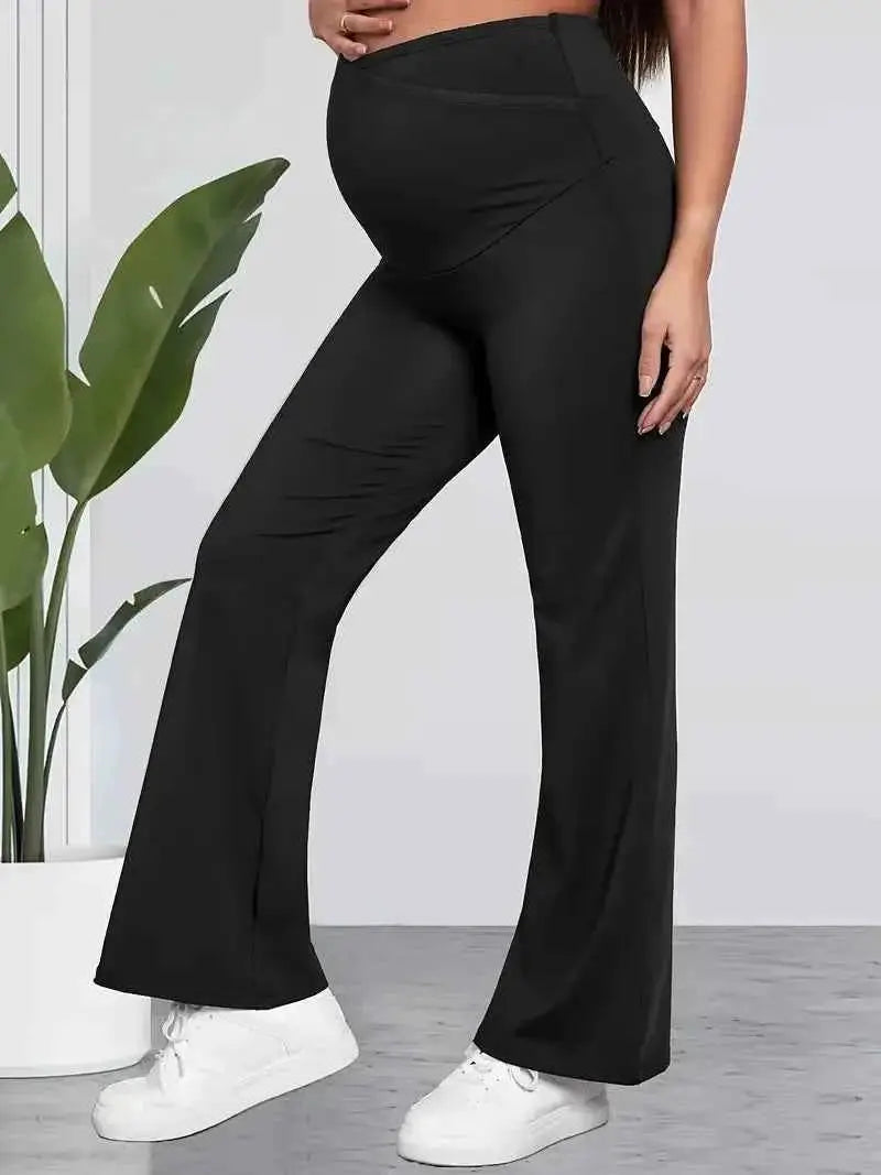 Sports Casual Maternity Pants For Pregnant Women Thin Belly Design Spring Autumn Breathable Pregnancy Trousers
