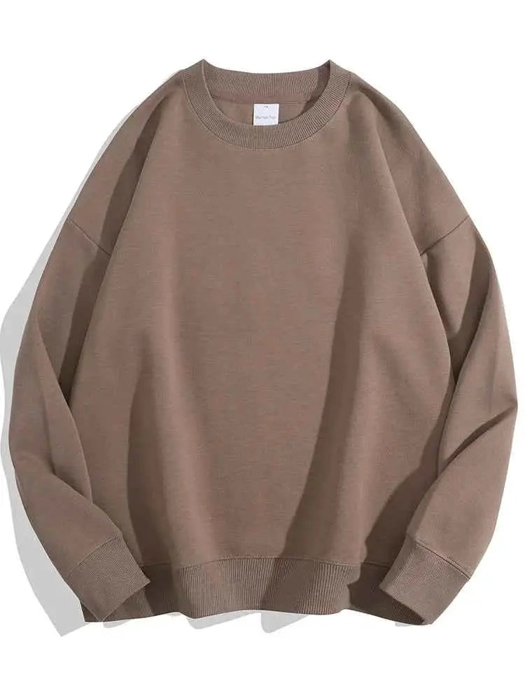 Oversized Green Mint Sweatshirt For Women Basic Winter Warm Fleece Lined Option TeenStylo
