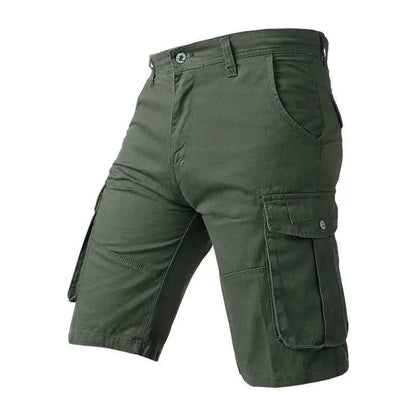 Men Cargo Shorts Summer 100 Percent Cotton Baggy Casual Outdoor Tactical Multi Pocket Shorts