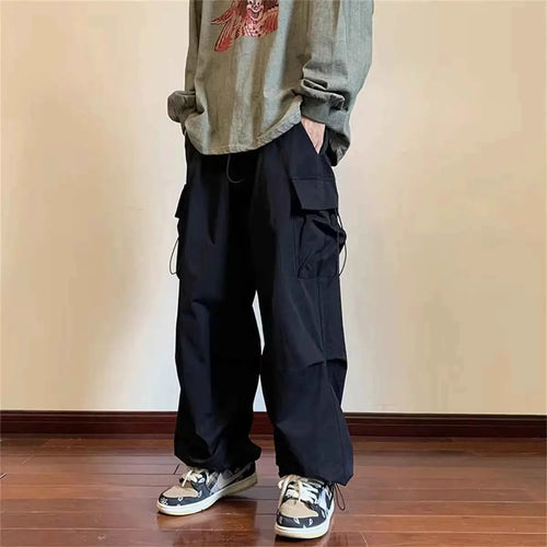 Women Cargo Pants Loose Fit Joggers Boyfriend Style Streetwear Hip Hop Trousers Casual