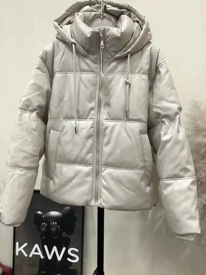 Winter Womens Coat Warm Puffer Jacket For Cold Weather Insulated Outerwear Made For All Day Comfort