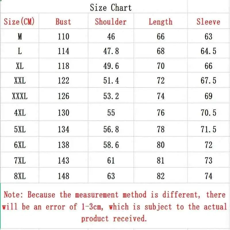 MA 1 Flight Bomber Jacket For Men Waterproof Winter Coat Casual Zipper Plus Size 8XL