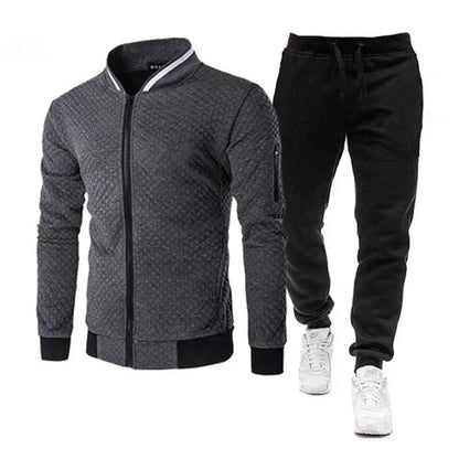 2026 New Mens Tracksuit Set Fashion Jogging Suit For Men Spring Autumn Long Sleeve Baseball Jacket Sportswear Outfit