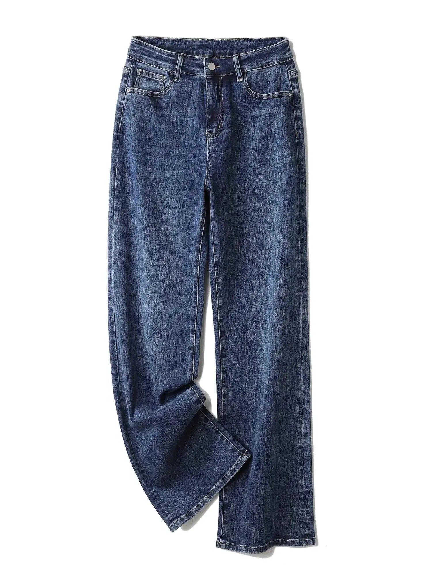 Plus Size Wide Leg Jeans For Women By TeenStylo Comfortable Denim Trousers For Everyday Comfort