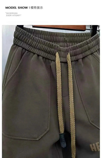 Casual Cargo Pants For Men Korean Fashion Trousers Baggy Sweatpants Gym Jogger Streetwear Hip Hop Y2K Autumn Pants