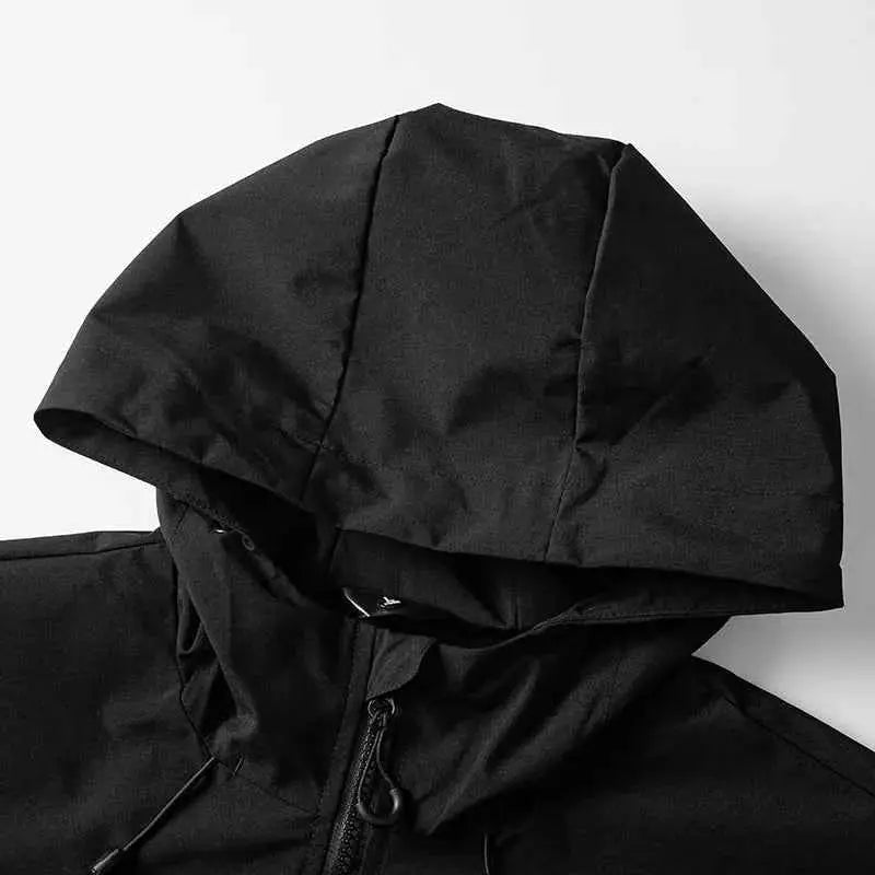 JNLN Unisex Waterproof Windbreaker Windproof Single Layer Jacket Men Women Hiking Trekking Climbing Rain Coat