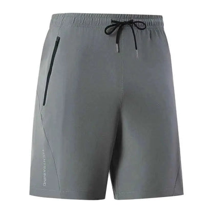 Men's Summer Gym Shorts Quick Dry Breathable Drawstring Waist For Running And Cycling Reflective