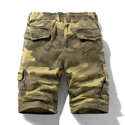 Mens Cotton Cargo Shorts Camouflage Bermuda Beach Jogger Casual Summer Wear Lightweight Durable