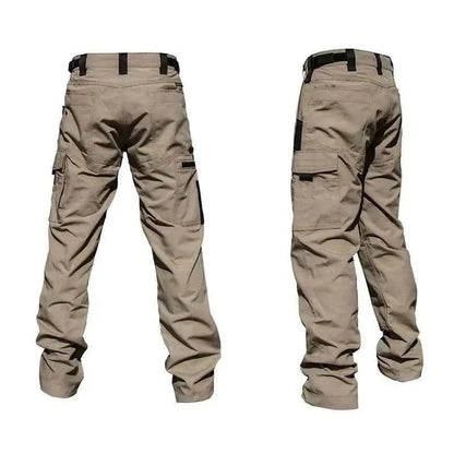 Men's Tactical Waterproof Cargo Pants Multi Pocket Combat Trousers For Outdoor Wear Resistant