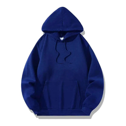Unisex Pullover Hoodie Sweatshirt Solid Color Casual Warm Spring Autumn Hoodies All Seasons