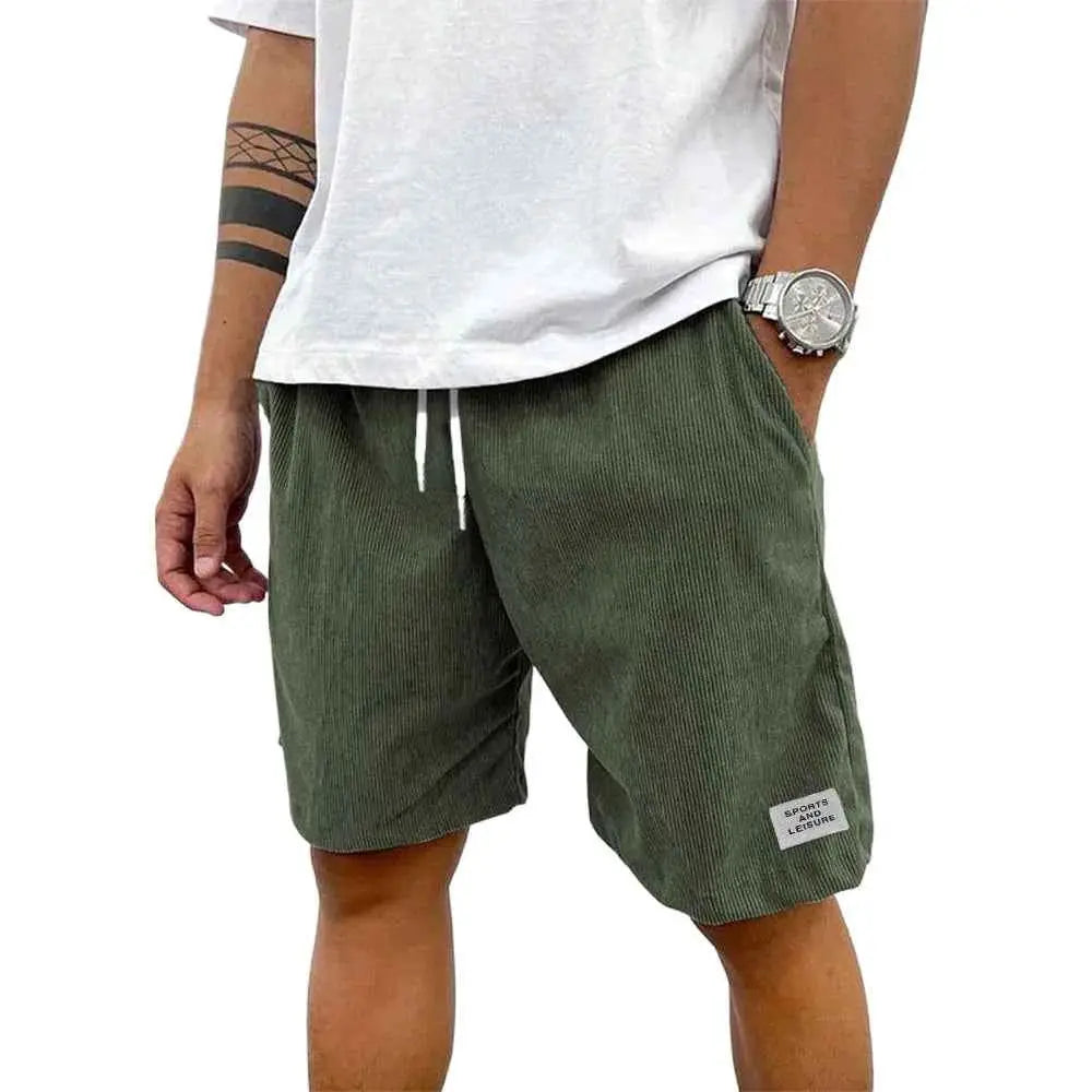 Summer Men Lightweight Corduroy Sweatpants Casual Wear For Everyday Comfort TeenStylo