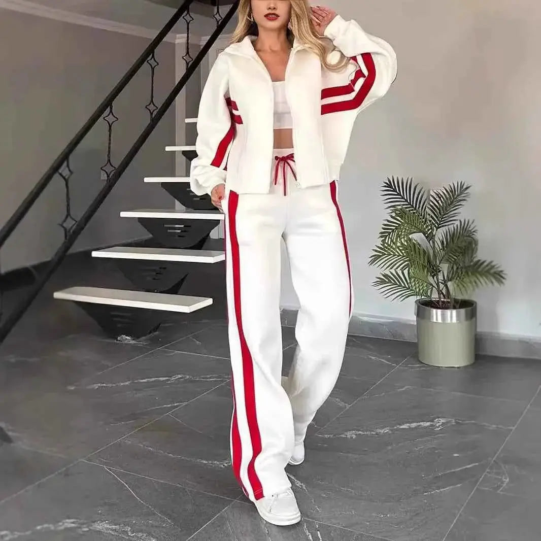 Women Hooded Tracksuit Two Piece Set Sweatshirt Hoodie And Pants Loungewear Outfit 2026