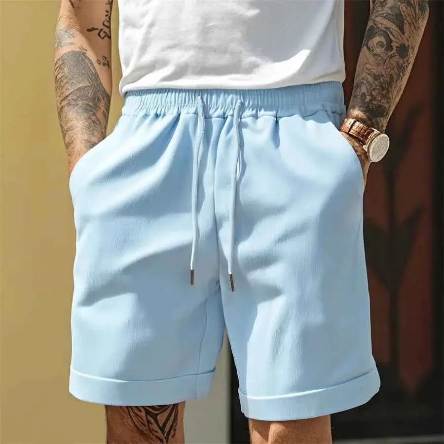 New Summer Mens Sport Workout Shorts Quick Dry Athletic Shorts Lightweight Running Shorts With Pockets Gym Beach Pants