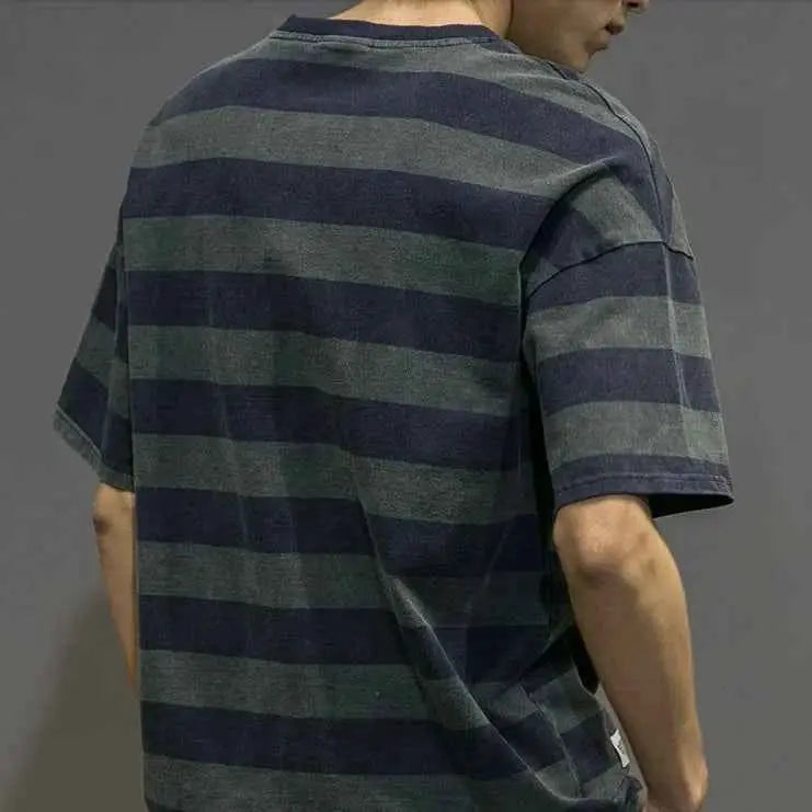 Men's Short Sleeve Round Neck T Shirt Summer Casual Tee Lightweight Breathable TeenStylo
