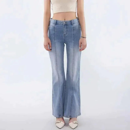 Denim Pants For Women Wide Leg Jeans High Rise Comfort Fit Soft Stretch Fabric Everyday Wear TeenStylo
