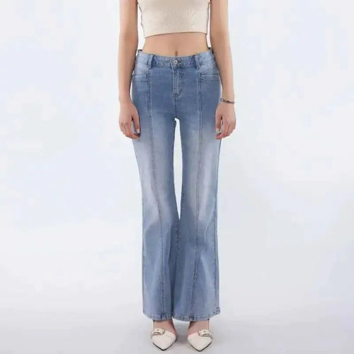 Denim Pants For Women Wide Leg Jeans High Rise Comfort Fit Soft Stretch Fabric Everyday Wear TeenStylo