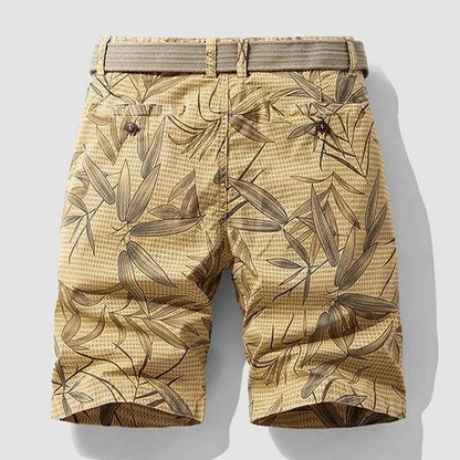 Mens Summer Casual Cargo Shorts Camouflage Cotton Twill With Pockets Jogger Style Vintage