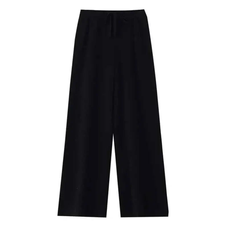 TeenStylo Merino Wool Women's Knitted Trousers Premium Soft Cozy Knit Pants For Everyday Comfort
