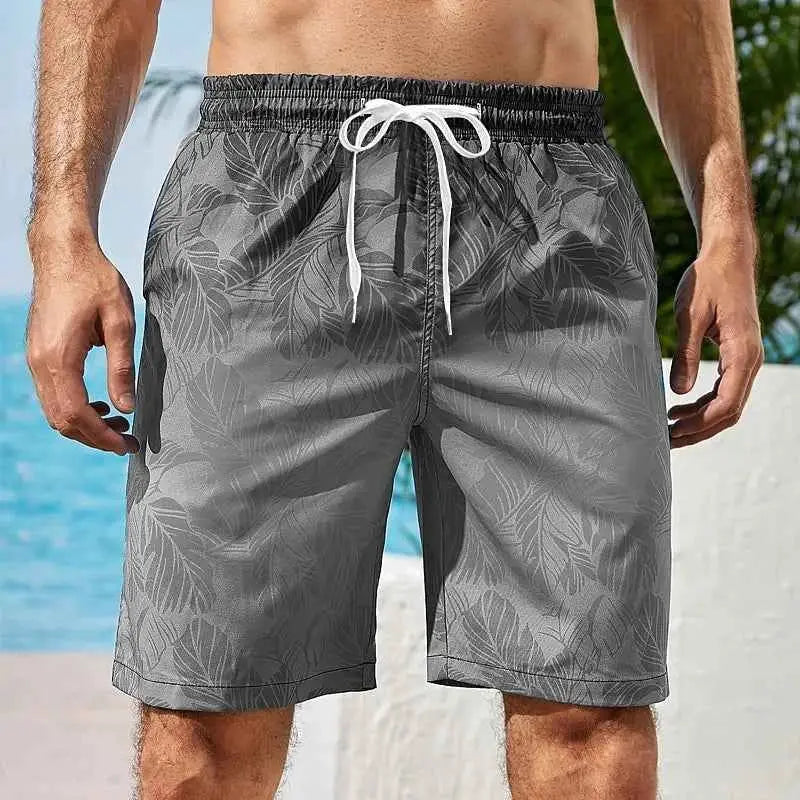 Men's Gradient Graphic Beach Shorts 3D Printed Board Shorts Swim Trunks For Summer Casual Vacation