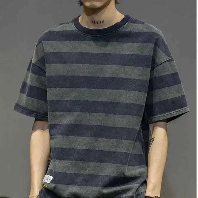 Men's Short Sleeve Round Neck T Shirt Summer Casual Tee Lightweight Breathable TeenStylo