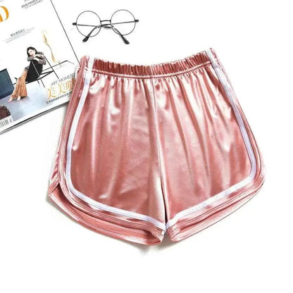 Summer Women Sleep Shorts Satin Pajama Shorts For Women Y2K Style Pajama Pants Satin Bottoms Pyjama