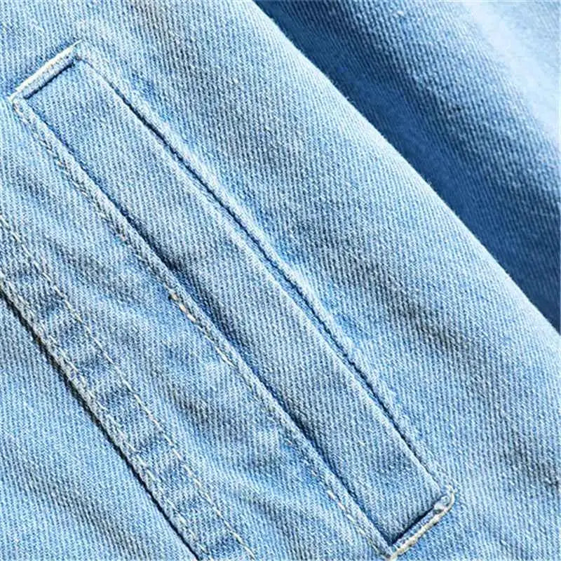 2026 New Mens Denim Jacket Hooded Loose Fit Cotton Outerwear Coat Solid Denim For Casual Streetwear Plus Size 5XL