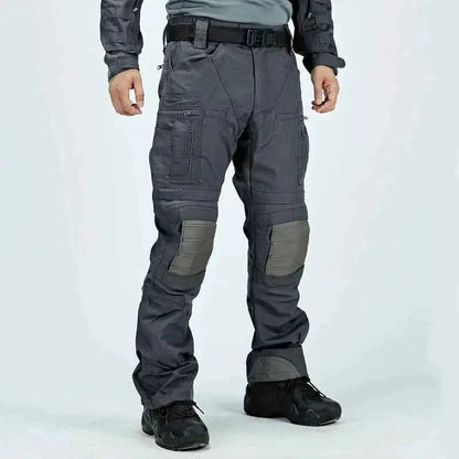 Waterproof Tactical Cargo Pants For Men Outdoor Multi Pocket Hiking Wear Resistant Military Style Trousers