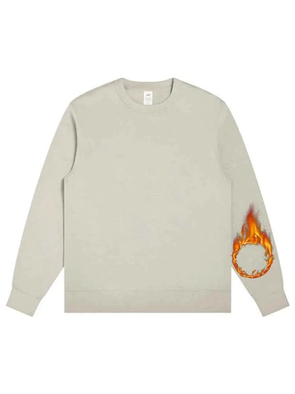 Oversized Green Mint Sweatshirt For Women Basic Winter Warm Fleece Lined Option TeenStylo