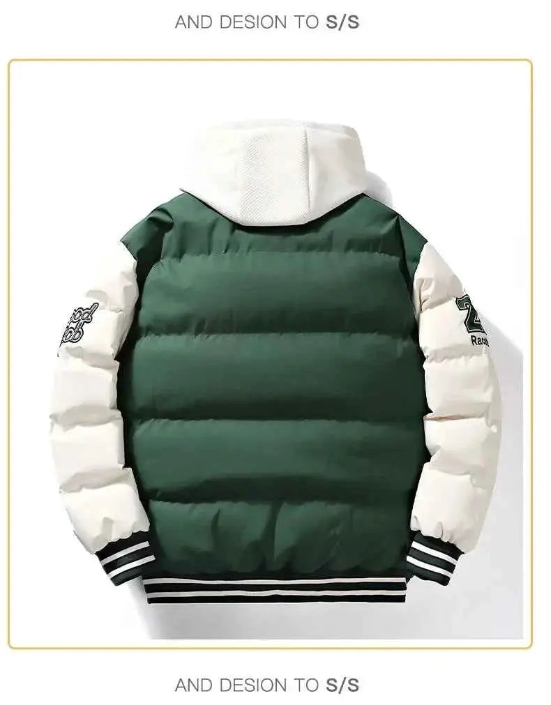 Winter High Quality Cotton Padded Jacket For Men TeenStylo Asian Size Runs One To Two Sizes Smaller Than European