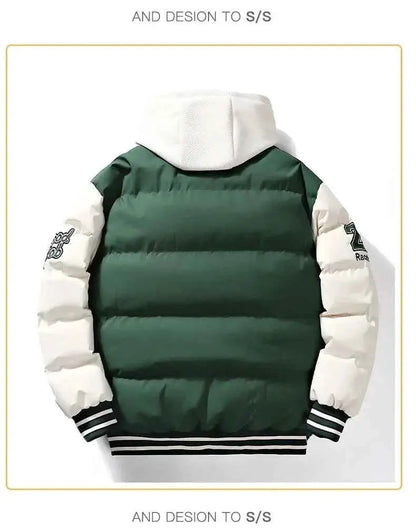 Winter High Quality Cotton Padded Jacket For Men TeenStylo Asian Size Runs One To Two Sizes Smaller Than European