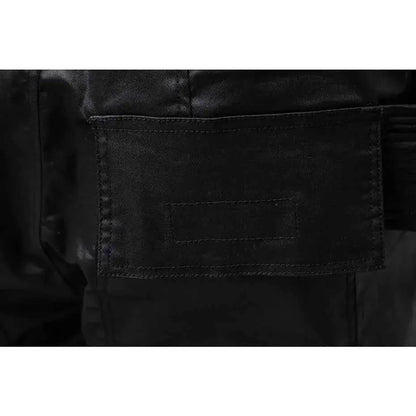Punk Pants Black Techwear Cargo Joggers For Men With Multi Pockets Harajuku Hip Hop Streetwear Trousers
