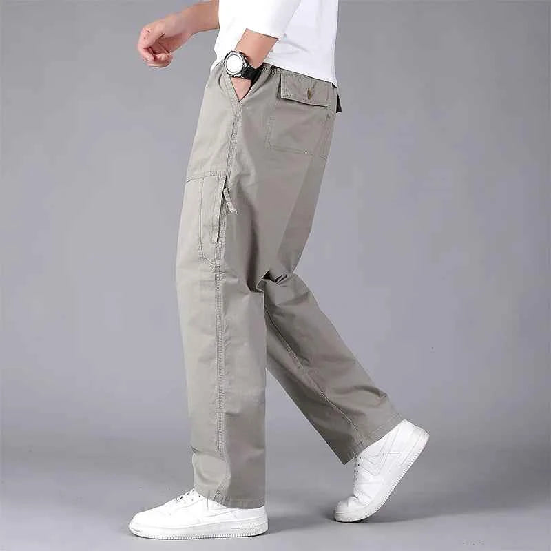 Mens 6XL Plus Size Cargo Pants Military Style Jogger Pants Trousers For Men Sports Pants 2022
