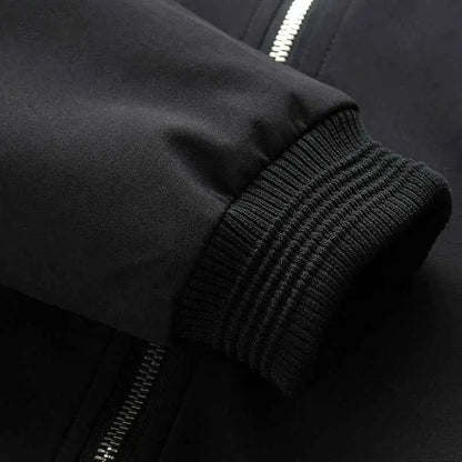 Mens Slim Fit Baseball Style Bomber Jacket Windbreaker With Zip Long Sleeve Outerwear Brand Clothing