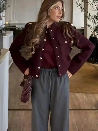 Women's Soft Tweed Wool Bomber Jacket for Everyday Style and Trusted Versatility | TeenStylo — TeenStylo