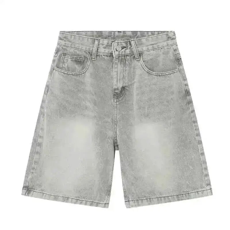 Summer Denim Shorts For Men Loose Fit Korean Style Asian Size TeenStylo Casual Everyday Wear