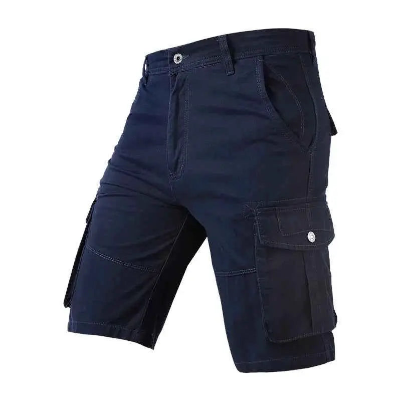 Men Cargo Shorts Summer 100 Percent Cotton Baggy Casual Outdoor Tactical Multi Pocket Shorts