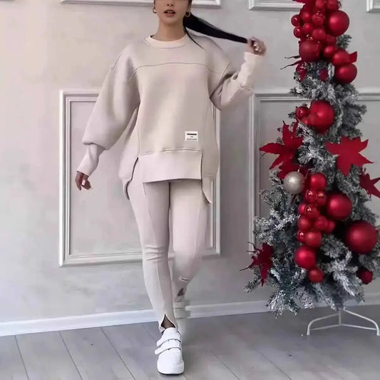 Women's Two Piece Sport Set Hoodie And Leggings Jogger Outfit Winter Casual | TeenStylo — TeenStylo