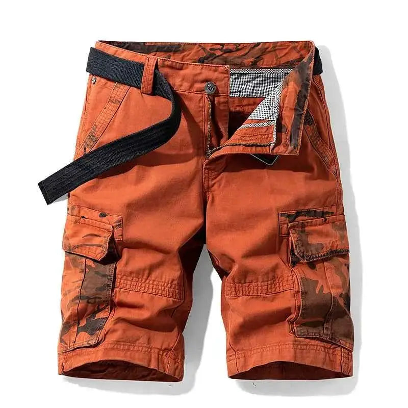 New Summer Men Cargo Camouflage Shorts Cotton Beach Multi Pocket Casual Jogger Shorts For Spring Dropshipping