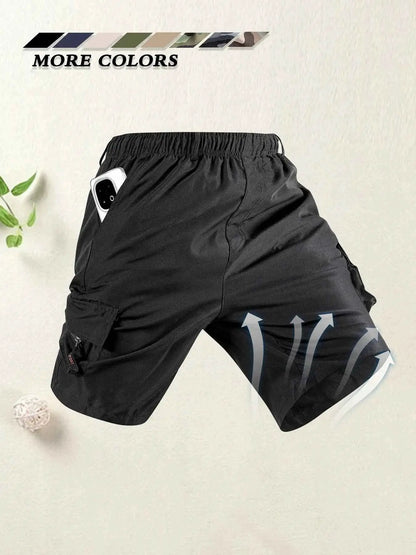 Mens Cargo Shorts With Multi Pocket Casual Sports Bermuda For Summer Outdoor Travel Comfortable Durable