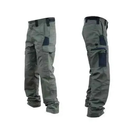 Men's Tactical Waterproof Cargo Pants Multi Pocket Combat Trousers For Outdoor Wear Resistant