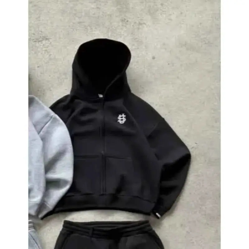 American Retro Hoodie Y2K Gothic Streetwear Pullover Sweatshirt With Personalized Print Cotton Casual Top