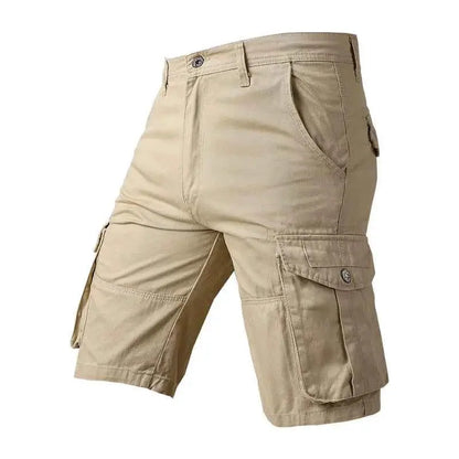 Men Cargo Shorts Summer 100 Percent Cotton Baggy Casual Outdoor Tactical Multi Pocket Shorts