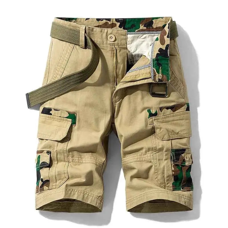 New Summer Men Cargo Camouflage Shorts Cotton Beach Multi Pocket Casual Jogger Shorts For Spring Dropshipping