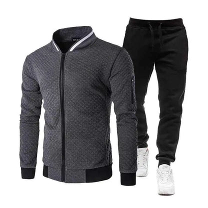 2026 New Mens Tracksuit Set Fashion Jogging Suit For Men Spring Autumn Long Sleeve Baseball Jacket Sportswear Outfit