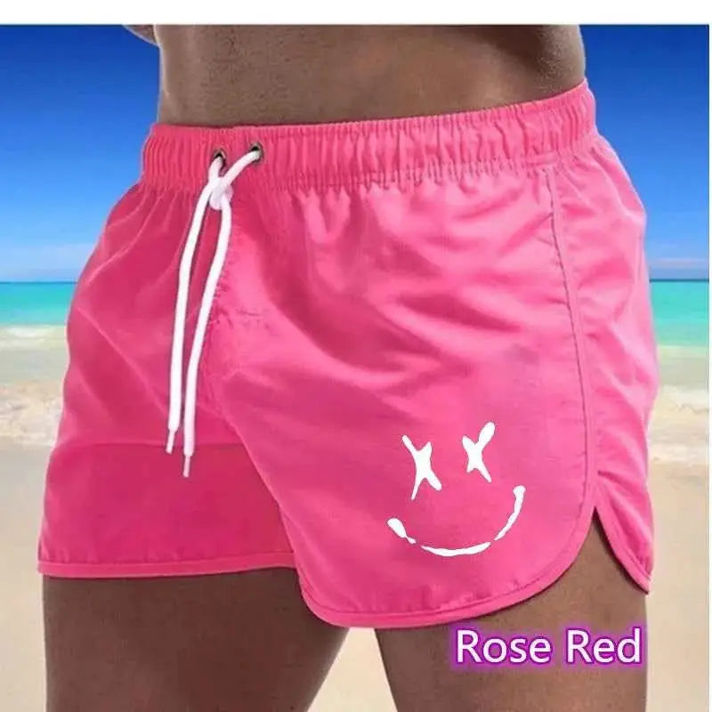 Summer Mens Quick Dry Swim Trunks Board Shorts With Pockets Drawstring Beach Surfing Bathing Suit Breathable