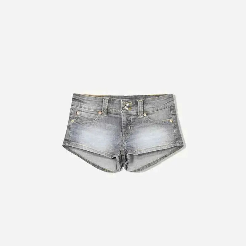 Summer Woman Denim Mini Pants For Women High Rise Short Jeans By TeenStylo Premium Comfortable Everyday Wear
