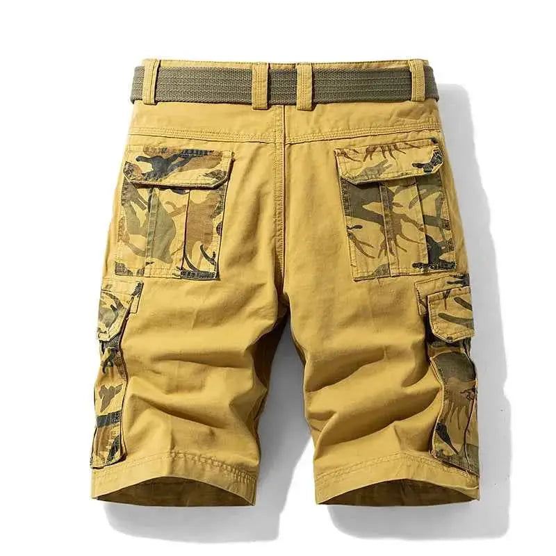 New Summer Men Cargo Camouflage Shorts Cotton Beach Multi Pocket Casual Jogger Shorts For Spring Dropshipping
