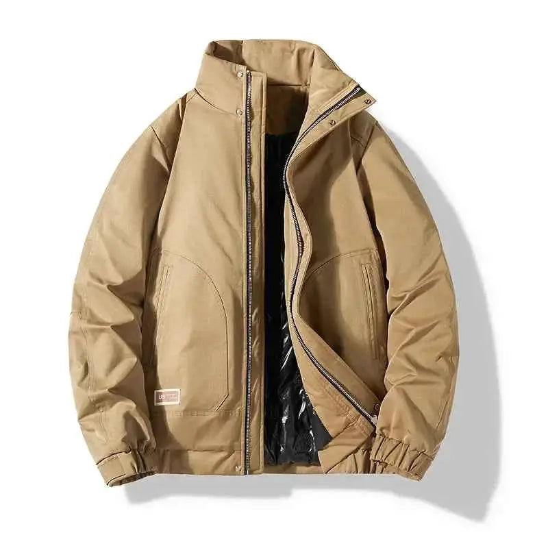 Winter Jacket For Men Cotton Padded Coat Casual Plus Size 8XL Baseball Jacket New Mens Clothing